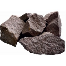 Камни для сауны малиновый кварцит колотый (Украина)