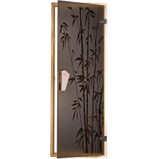 Двері для лазні та сауни Tesli бамбуковий ліс 1900 х 700