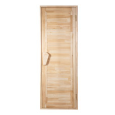 Двері для лазні та сауни Tesli Глуха Зебра 2000 х 700