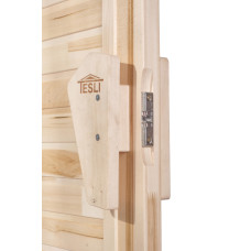 Двері для лазні та сауни Tesli Глуха Зебра 2000 х 800